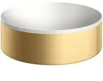 AXOR Suite Aufsatzwaschtisch 300, Badkeramik, 42000250, brushed gold optic