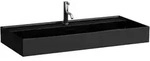LAUFEN Kartell Aufsatzwaschtisch 100 x 46 cm, mit 1 Hahnloch, mit &Uuml;berlauf,