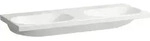 LAUFEN LUA Doppelwaschtisch 120 x 46 cm ohne Hahnloch, ohne &Uuml;berlauf H8140810001421,