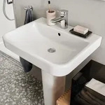 Ideal Standard i.life B Waschtisch 60 cm, 1 Hahnloch, mit &Uuml;berlauf, Badkeramik,