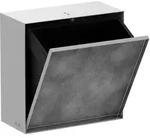 hansgrohe XtraStoris Rock Einbau Abfalleimer mit befliesbarer T&uuml;r 300/300/140,