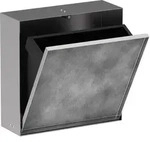 hansgrohe XtraStoris Rock Einbau Abfalleimer mit befliesbarer T&uuml;r 300/300/100,
