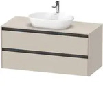 Duravit Ketho.2 Konsolenwaschtischunterbau wandh&auml;ngend, 2 Ausz&uuml;ge, 120 cm,