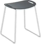 HEWI System 900 Duschhocker mit Haltegriffen 950.51.30090, Accessoires, edelstahl