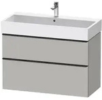 Duravit D-Neo Waschtischunterbau 98,4 x 62,5 cm, 2 Ausz&uuml;ge, Griff...