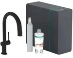 hansgrohe Aqittura M91 SodaSystem 210, Ausziehauslauf, 1 Strahlart, sBox lite,