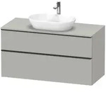 Duravit D-Neo Konsolenwaschtischunterbau 120 x 66,4 cm, 2 Ausz&uuml;ge, Griff