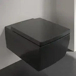 Villeroy & Boch Memento 2.0 Tiefsp&uuml;l-WC sp&uuml;lrandlos, Badkeramik, pure black