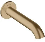 AXOR Uno Wanneneinlauf mit gebogenem Auslauf, Badarmaturen, 38411140, brushed bronze