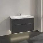 Villeroy & Boch Subway 3.0 Waschtischunterschrank 97,3 cm, 2 Ausz&uuml;ge, mit