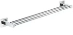 GROHE Start Cube Doppel-Badetuchhalter 65 cm, Accessoires, 41104000, chrom
