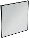 Ideal Standard Badspiegel Conca quadratisch 120 cm mit Beleuchtung und schwarzem