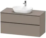 Duravit D-Neo Konsolenwaschtischunterbau 120 x 66,4 cm, 2 Ausz&uuml;ge, Griff