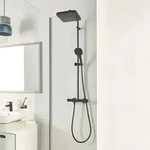 GROHE Vitalio Comfort 250 Duschsystem mit Thermostatbatterie f&uuml;r Wandmontage,