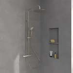 Villeroy & Boch Verve Showers Duschsystem mit drei Funktionen f&uuml;r Wandmontage,