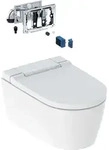Geberit AquaClean Sela Square WC-Komplettanlage Wand-WC, DuoFresh, Badkeramik,