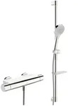 Hansa HANSAOPTIMA Brausebatterie mit Brausegarnitur, Badarmaturen, 48130331, chrom