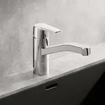 Hansa HANSAPOLO Sp&uuml;ltisch-Einhand-Einlochbatterie, Niederdruck, K&uuml;chenarmaturen,