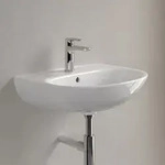 Villeroy & Boch O.novo Waschtisch 55 x 44 cm, mit &Uuml;berlauf, Badkeramik,...