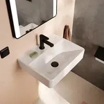 hansgrohe Xanuia Q Handwaschbecken 500/390 mit Hahnloch ohne &Uuml;berlauf,...