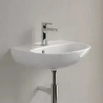Villeroy & Boch O.novo Handwaschbecken 50 x 38 cm, mit &Uuml;berlauf, Badkeramik,