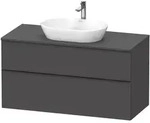 Duravit D-Neo Konsolenwaschtischunterbau 120 x 66,4 cm, 2 Ausz&uuml;ge, Griff