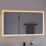 hansgrohe Xarita E Badspiegel 120 x 70 cm mit kapazitivem Ber&uuml;hrungssensor in
