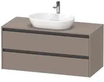 Duravit Ketho.2 Konsolenwaschtischunterbau wandh&auml;ngend, 2 Ausz&uuml;ge, 120 cm,...