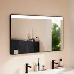 hansgrohe Xarita Lite Q Spiegel mit horizontaler LED-Beleuchtung 1200/30...