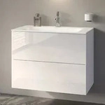 Keuco X-Line Waschtischunterbau mit 2 Ausz&uuml;gen, 80 x 60,5 cm, Badm&ouml;bel,