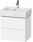 Duravit L-Cube Waschtischunterbau wandh&auml;ngend Compact mit 2 Ausz&uuml;gen 58,4 x 39,1