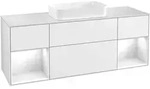 Villeroy & Boch Finion Waschtischunterschrank 160 cm mit 2 Regalelementen,