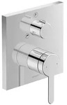 Duravit C.1 Einhebel-Wannenmischer Unterputz mit eckiger Rosette f&uuml;r 2...