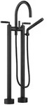 Dornbracht TARA Wannen-Zweilochbatterie mit Standrohren, Badarmaturen, 25943882-33,