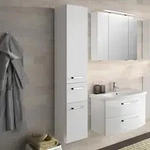 Pelipal Serie 4010 Hochschrank 30 x 168 cm mit 2 Dreht&uuml;ren und 1 Auszug,...