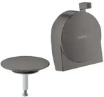 hansgrohe Exafill S Fertigset Nr. 58117000, Montagezubeh&ouml;r, brushed black chrome