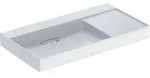 Geberit ONE Waschtisch 90 cm, Abgang horizontal, ohne Hahnloch, ohne &Uuml;berlauf,