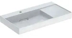 Geberit ONE Waschtisch 90 cm, Abgang horizontal, 1 Hahnloch, ohne &Uuml;berlauf,...