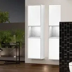 Villeroy & Boch Finion Hochschrank 151,6 cm mit Regalelement, Anschlag links,