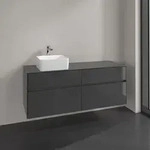 Villeroy & Boch Collaro Waschtischunterschrank 140 x 54,8 cm mit 4 Ausz&uuml;gen, f&uuml;r WT