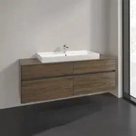 Villeroy & Boch Collaro Waschtischunterschrank 160 x 54,8 cm mit 4 Ausz&uuml;gen, f&uuml;r WT