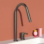 Ideal Standard Gusto 2-Loch-K&uuml;chenarmatur Ausladung 24 cm 2-Funktions-Brause,