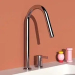 Ideal Standard Gusto 2-Loch-K&uuml;chenarmatur Ausladung 24 cm 2-Funktions-Brause,