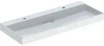 Geberit ONE Waschtisch 120 cm, Abgang horizontal, 2 Hahnl&ouml;cher, ohne &Uuml;berlauf