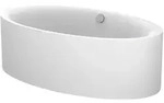 BetteEve Oval Silhouette Badewanne 180 x 100 cm 6043-000CFXXS, Badewannen, wei&szlig;