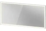 Duravit L-Cube Spiegel mit Beleuchtung 140 x 70 cm, mit Spiegelheizung, Spiegel,