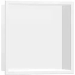 hansgrohe XtraStoris Original Wandnischen-Einbaubox mit Rahmen 30 x 7 x 30 cm,
