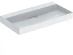 Geberit ONE Waschtisch 90 cm, Abgang horizontal, ohne Hahnloch, ohne &Uuml;berlauf