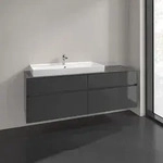Villeroy & Boch Collaro Waschtischunterschrank 160 x 54,8 cm mit 4 Ausz&uuml;gen, f&uuml;r WT