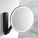 Keuco iLook-move Kosmetikspiegel, rund mit 5-fach Vergr&ouml;&szlig;erung, Wandmodell,